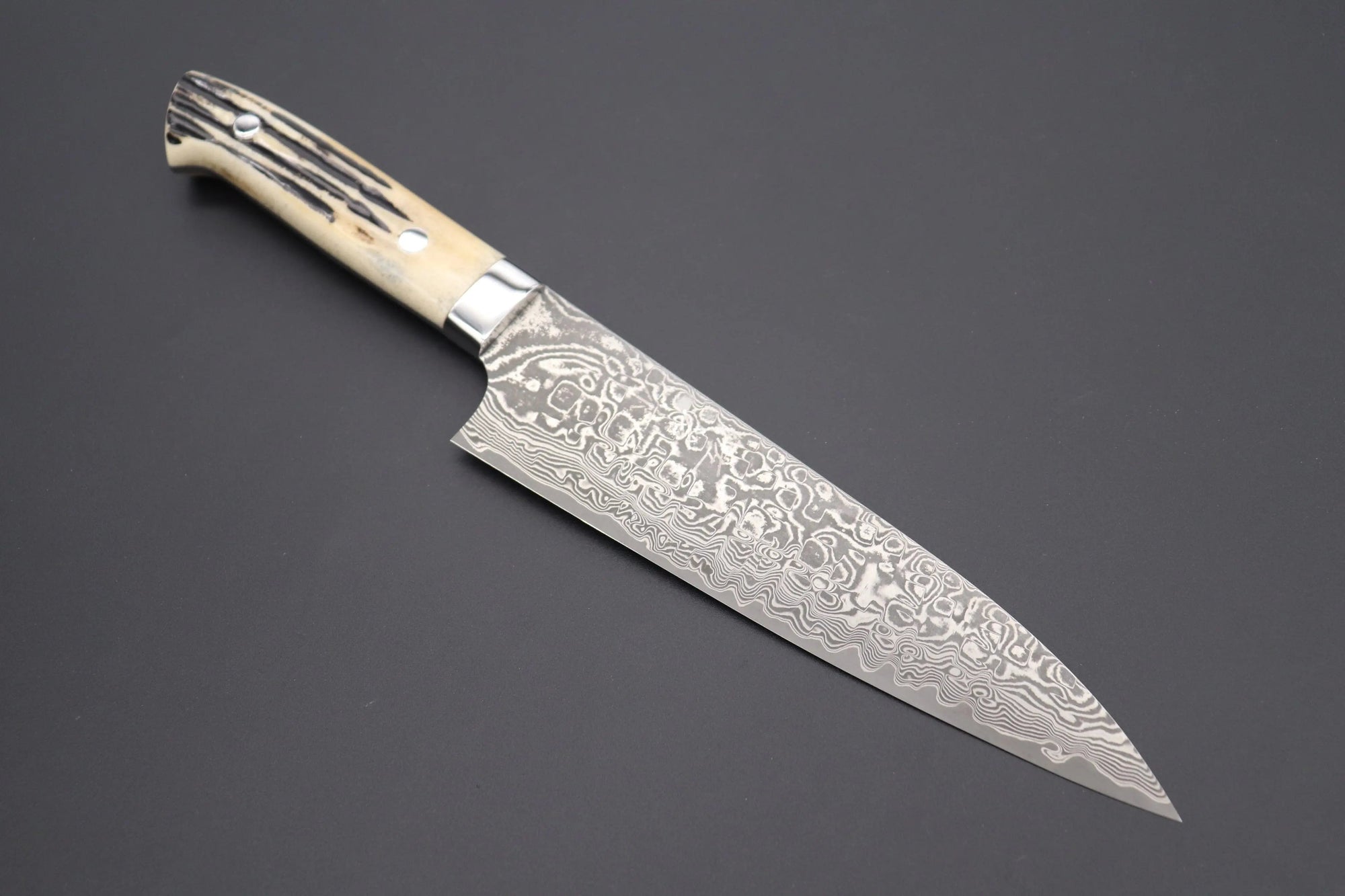 Stag Bone Damascus Gyuto Knife