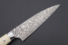 Takeshi Saji R-2 Custom Black Damascus Wild Series Petty (135mm and 150mm, Stag Bone Handle) 