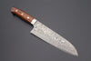 Ironwood Damascus  Steel Santoku Knife