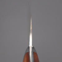 Takeshi Saji R-2 Custom Black Damascus Wild Series Santoku 180mm (7 inch, Ironwood Handle) 