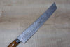 Takeshi Saji R-2 Custom Damascus Wild Series SRD-8BI Katana Slicer 270mm Ironwood Handle (10.6 inch) 