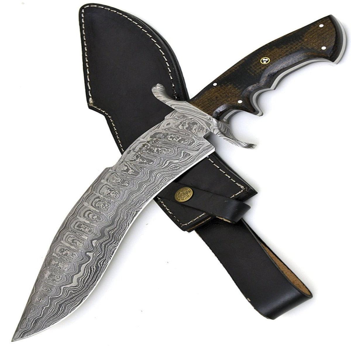 Valor Bowie Knife with Micarta Handle